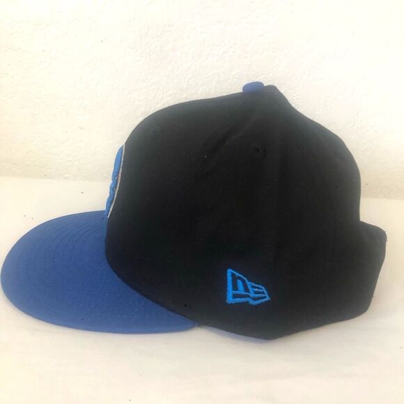 Orlando Magic Hardwood Classics Black/Blue 9FIFTY Snapback Hat Vintage Logo NEW - Picture 2 of 9